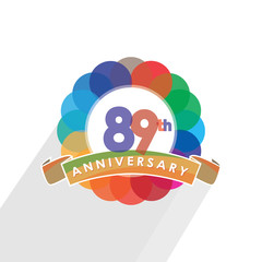 89th Years Anniversary Celebration Design