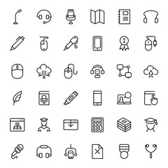 Flat icon set