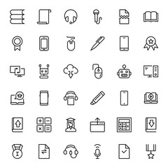 Flat icon set