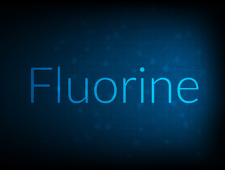 Fluorine abstract Technology Backgound