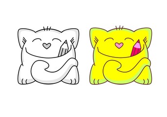 kitten coloring