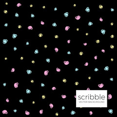 Vector Abstract Scribble Backgrounds, Pastel Freehand Backgrounds, Doodled Brochures, Colorful Album Covers and Banners, Hand Drawn Grunge Pattern Paper
