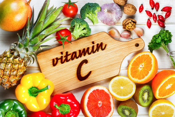 Vitamin C in fruits and vegetables