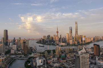 Fototapeta na wymiar Shanghai skyline