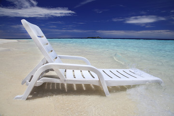 The Maldives. Paradise rest. Beautiful seascape. Place for relaxation.