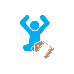 Label Yoga Logo Icon Design