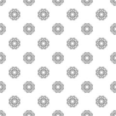 Black and White Seamless Ethnic Pattern. Vintage, Grunge, Abstract Tribal Background for Textile Design, Wallpaper, Surface Textures, Wrapping Paper