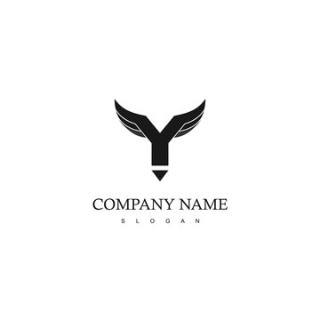 Letter Y Wings Logo