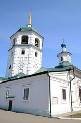 Fototapeta na wymiar Church in Znamensky Monastery. Irkutsk