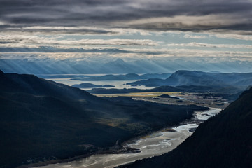 Obraz na płótnie Canvas Beautiful landscape in Alaska