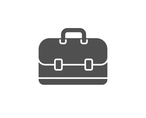 Business case simple icon. Portfolio symbol. Diplomat sign. Quality design elements. Classic style. Vector