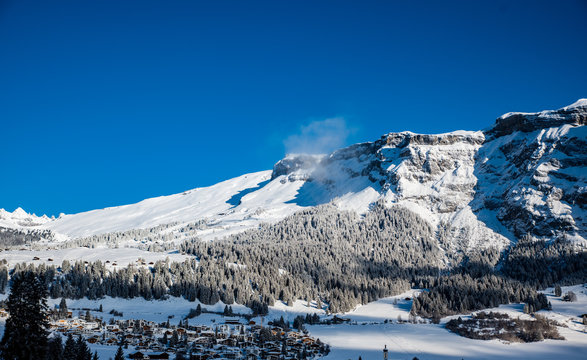 Flimser Stein, Cassonsgrat, Winterlandschaft