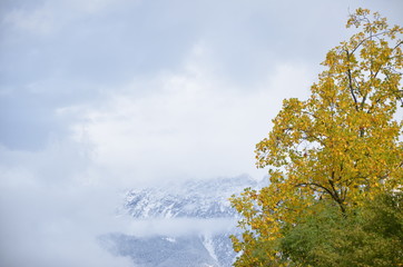 Herbstlicher Wintereinbruch in Südtirol