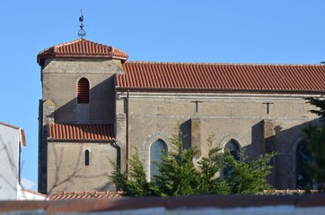Fototapeta premium île de Noirmoutier, église du Sacré cœur, l'Herbaudière
