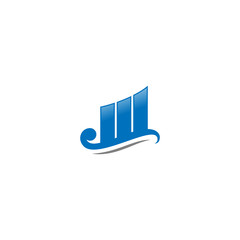 financial logo, vector logo template