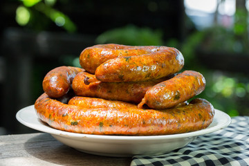 Northern Thai sausage (Sai Aua)