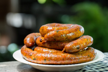 Northern Thai sausage (Sai Aua)