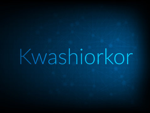 Kwashiorkor Abstract Technology Backgound