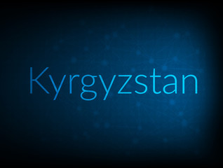 Kyrgyzstan abstract Technology Backgound