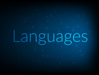 Languages abstract Technology Backgound