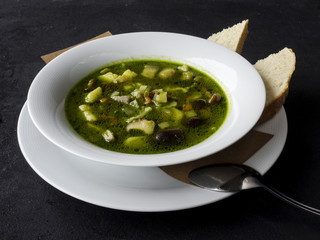 Freshly mushroom soup