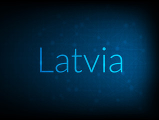 Latvia  abstract Technology Backgound