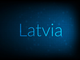 Latvia abstract Technology Backgound