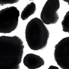 Watercolour brush strokes, seamless pattern