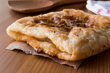 Turkish Puff Pastry Borek Talas Boregi made with Millefeuille