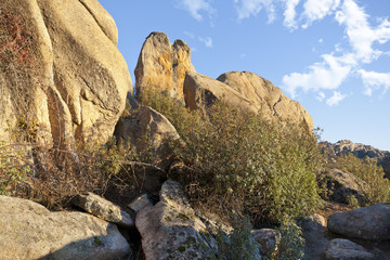 Riscos en La Pedriza. Madrid.