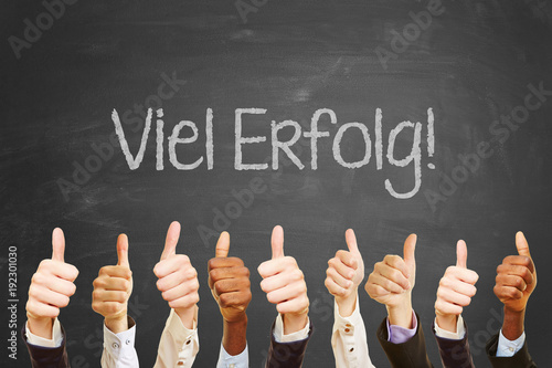 ""Viel Erfolg" Spruch auf Tafel" Stockfotos und lizenzfreie Bilder auf