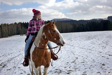 reiten im winter