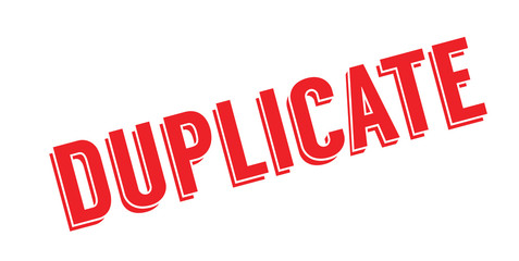 Duplicate rubber stamp. Grunge design with dust scratches. Effects can be easily removed for a clean, crisp look. Color is easily changed.