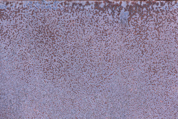 very rusty metal sheet