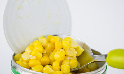 Open preservation with corn.