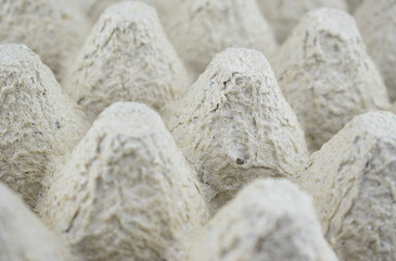 Background of gray cardboard - egg tray