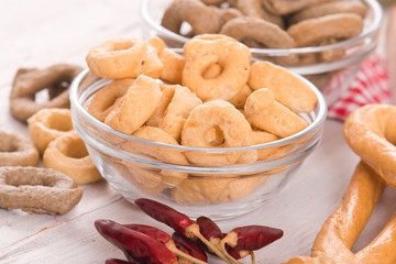Italian taralli. 