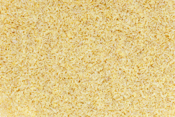 groats golden bulgur background