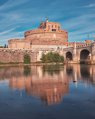 Rome, Castel Sant'Angelo, Tiber river