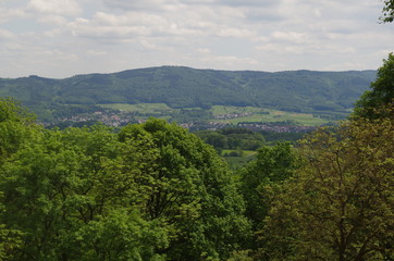 Blick über Dorf