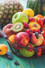 Fresh Healthy Organic Fruits 