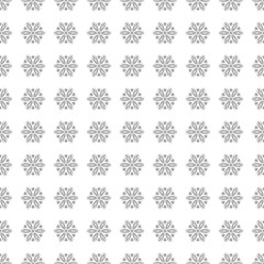 Gray seamless pattern on white background