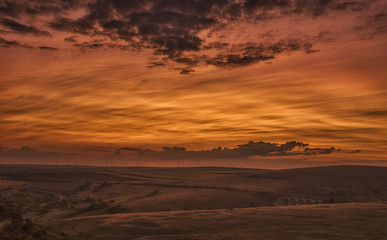 Fototapeta na wymiar Sunset clouds