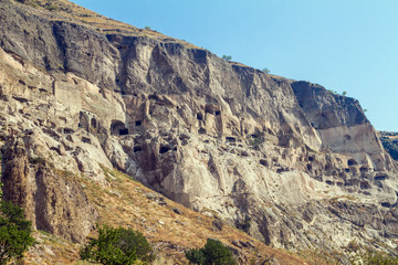 Fototapeta na wymiar Vardzia cave monastery, Georgia