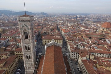 Fototapeta na wymiar Florence landscape from Cupola