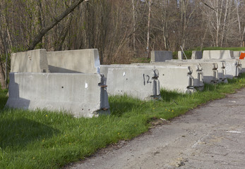 concrete barriers