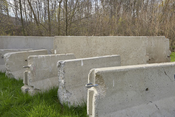 concrete barriers