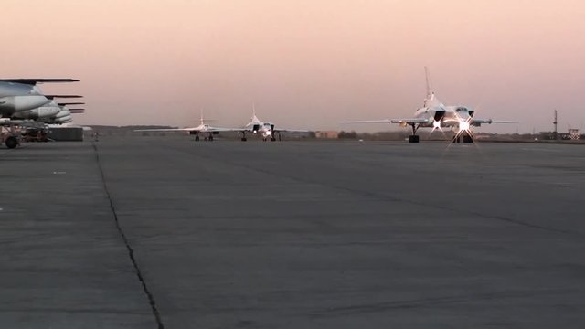 Tu-22M3 and Tu-160 Cox aerodrome