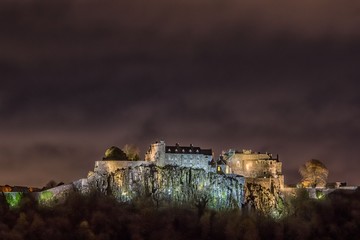 Stirling Castle at night