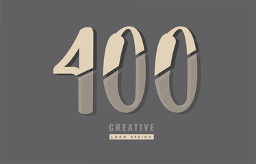 Design of logo with grey background color suitable as an icon for a company or business